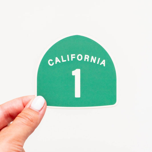 California Highway 1 Vinyl Sticker - PCH