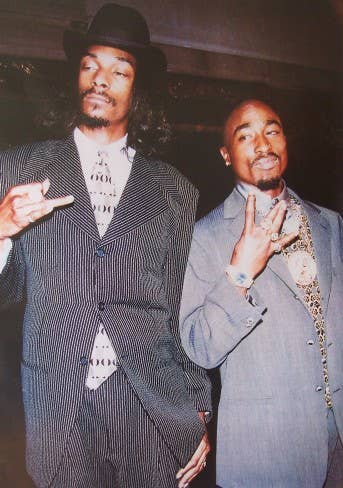 2 Pac & Snoop - Suits 24x36 Poster