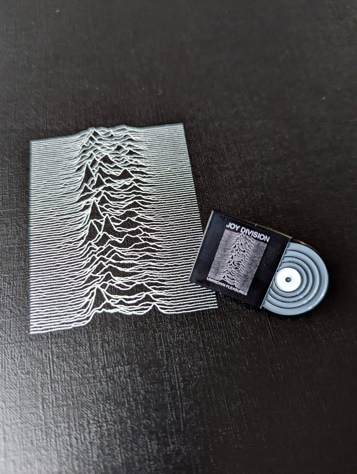 Joy Division Record Album Vinyl Dark Wave Enamel Pin