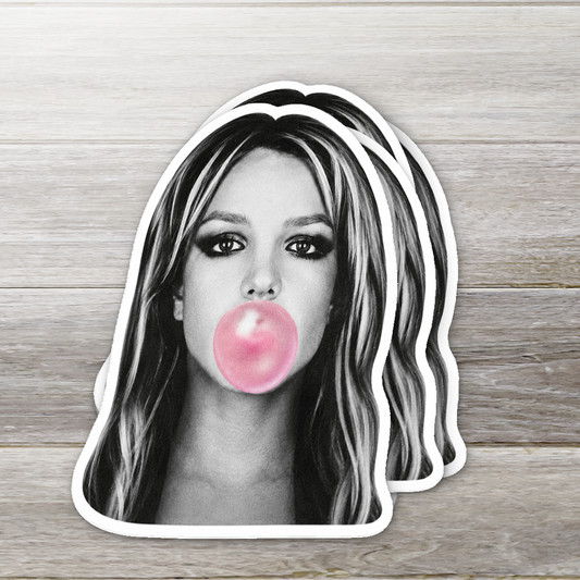 Bubble Gum Pop Princess Aesthetic Vinyl Sticker