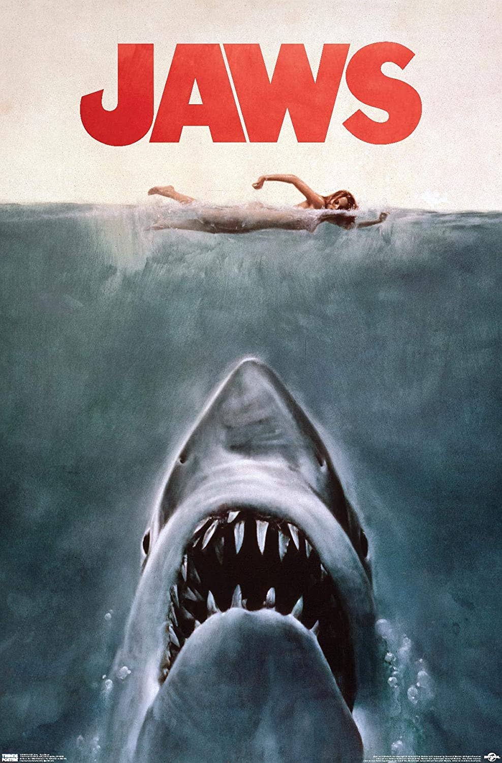 ssur サー　シルクスクリーン　JAWS ポスター Jaws - 24x36 Poster – Resident Vinyl