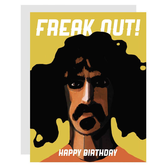 Freak Out! / Frank Zappa Birthday Card Music 70s Pop Art