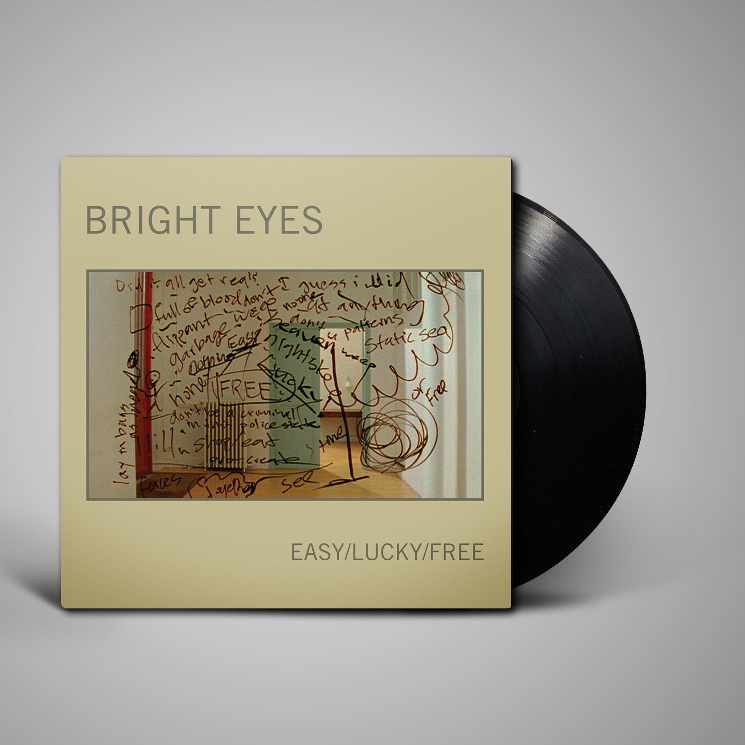 Bright Eyes Easy/Lucky/Free Resident Vinyl