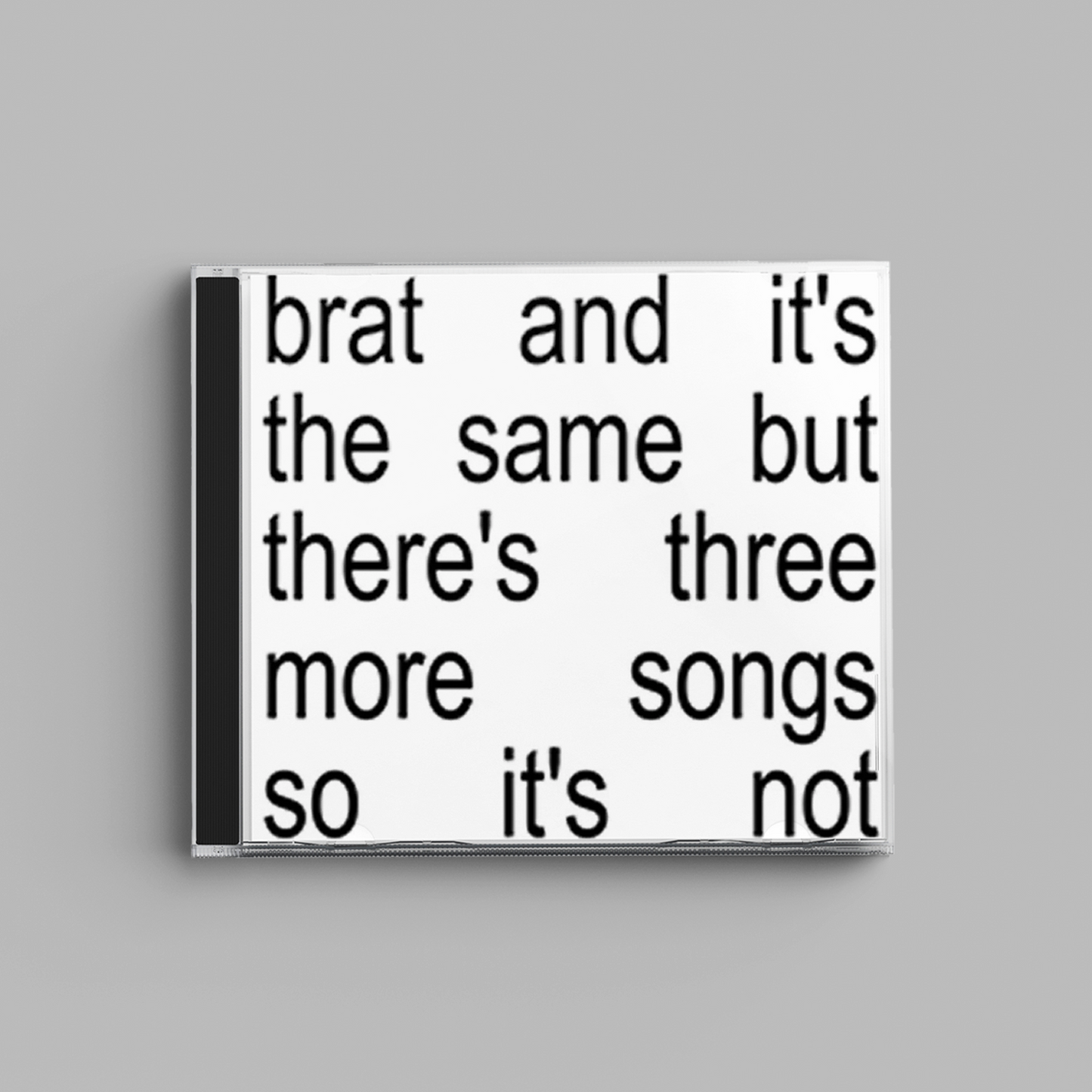 Charli XCX - Brat And It's The Same But There's Three More Songs So It's Not (CD)