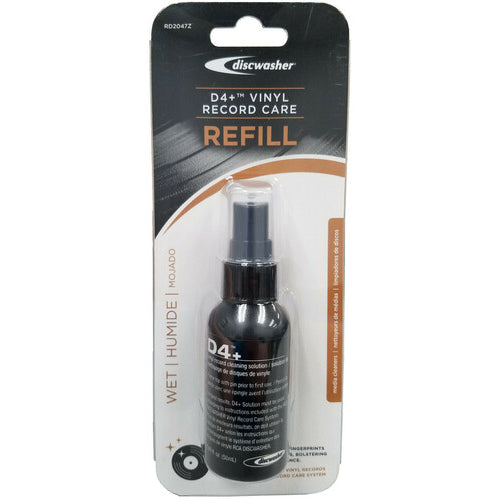Discwasher RD20472 D4+ Vinyl Record Cleaning Solution Refill .50 ML