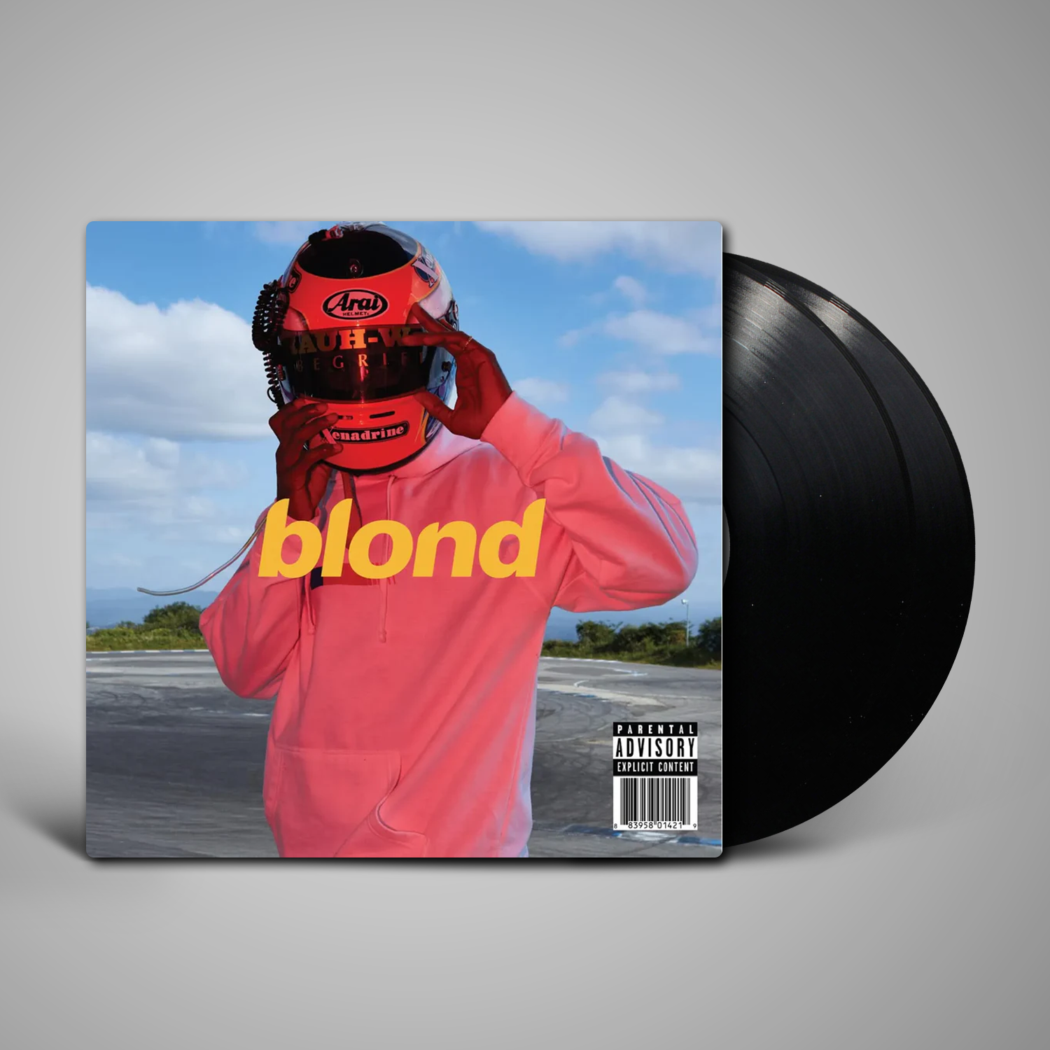 Frank Ocean Blond Motorcycle Helmet カバー Frank Ocean – BLONDE (MOTORCYCLE HELMET COVER) 2x Vinyl LP
