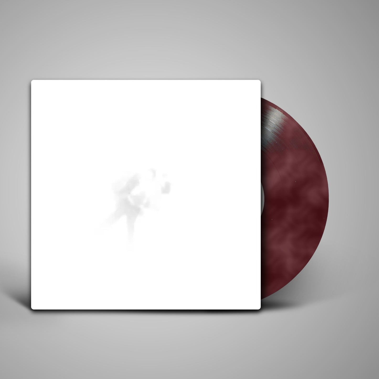 Slint - Untitled (Albini Rough Mixes) 12-inch vinyl, white sleeve with oxblood swirl disc