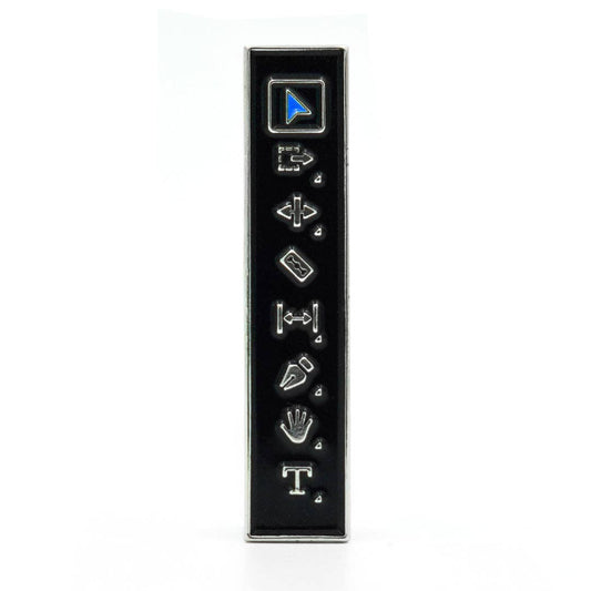 Video Editor's Toolbar Enamel Pin