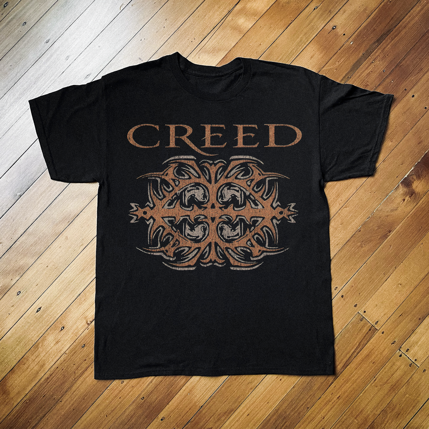 03 Creed Vintage Black T-Shirt – Resident Vinyl