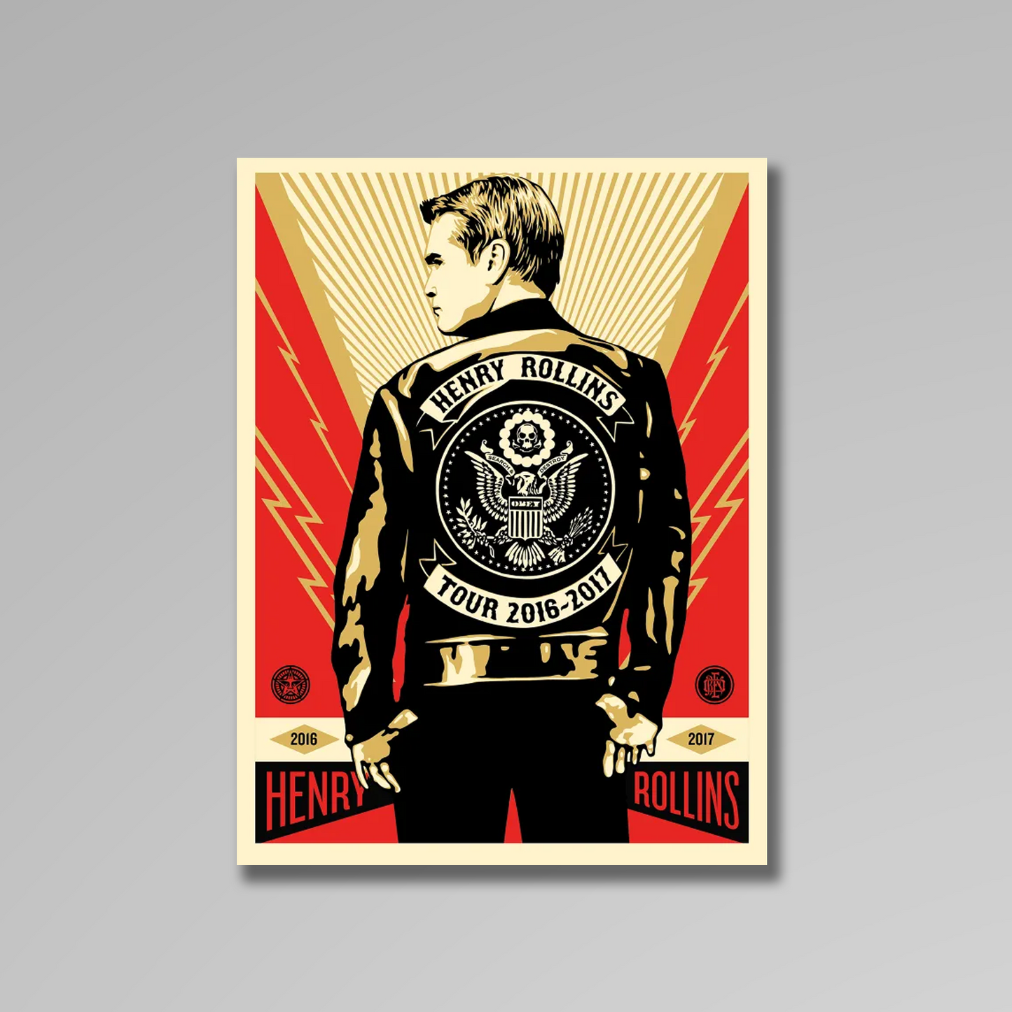 Henry Rollins 2016 Print by Shepard Fairey