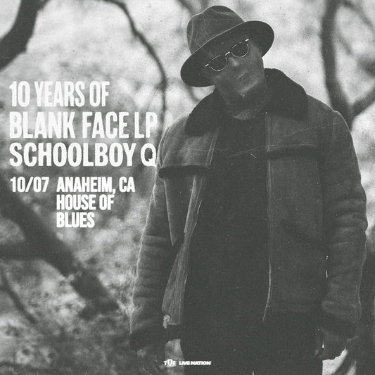 SCHOOLBOY Q @ House of Blues Anaheim 10/07