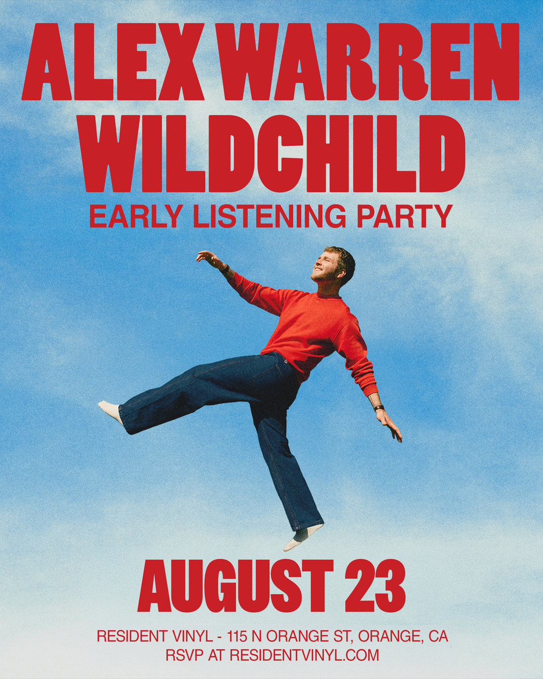 Alex Warren Early Listening Party
