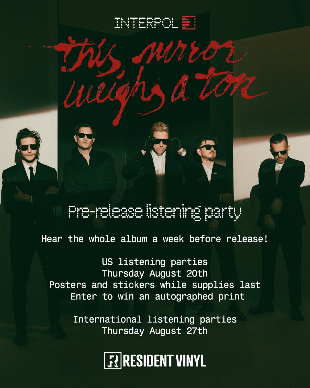 Interpol Pre-release Listening Party