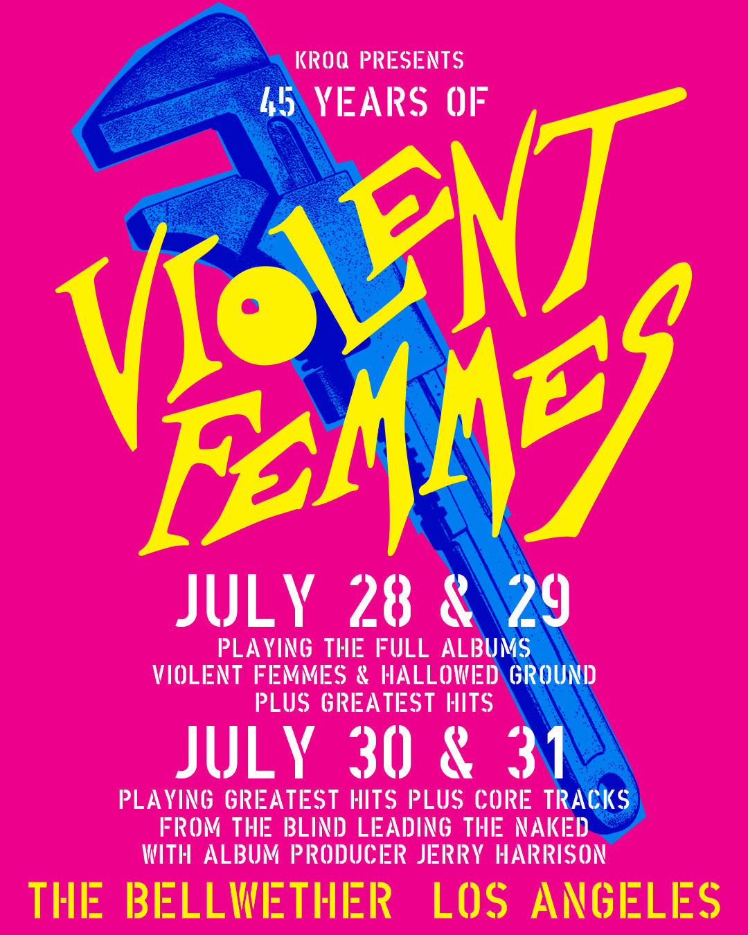 Violent Femmes @ The Bellwether 7/30