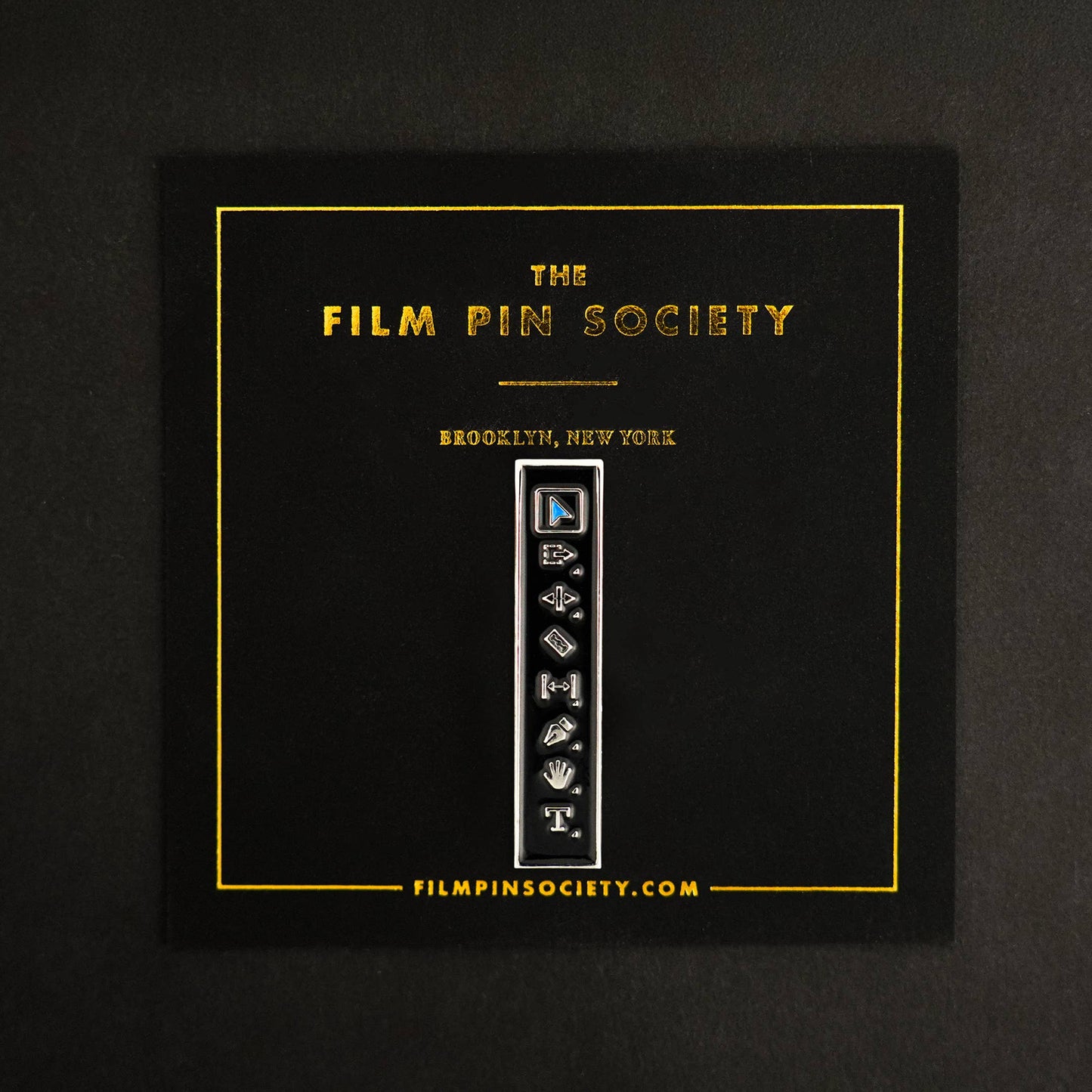Video Editor's Toolbar Enamel Pin