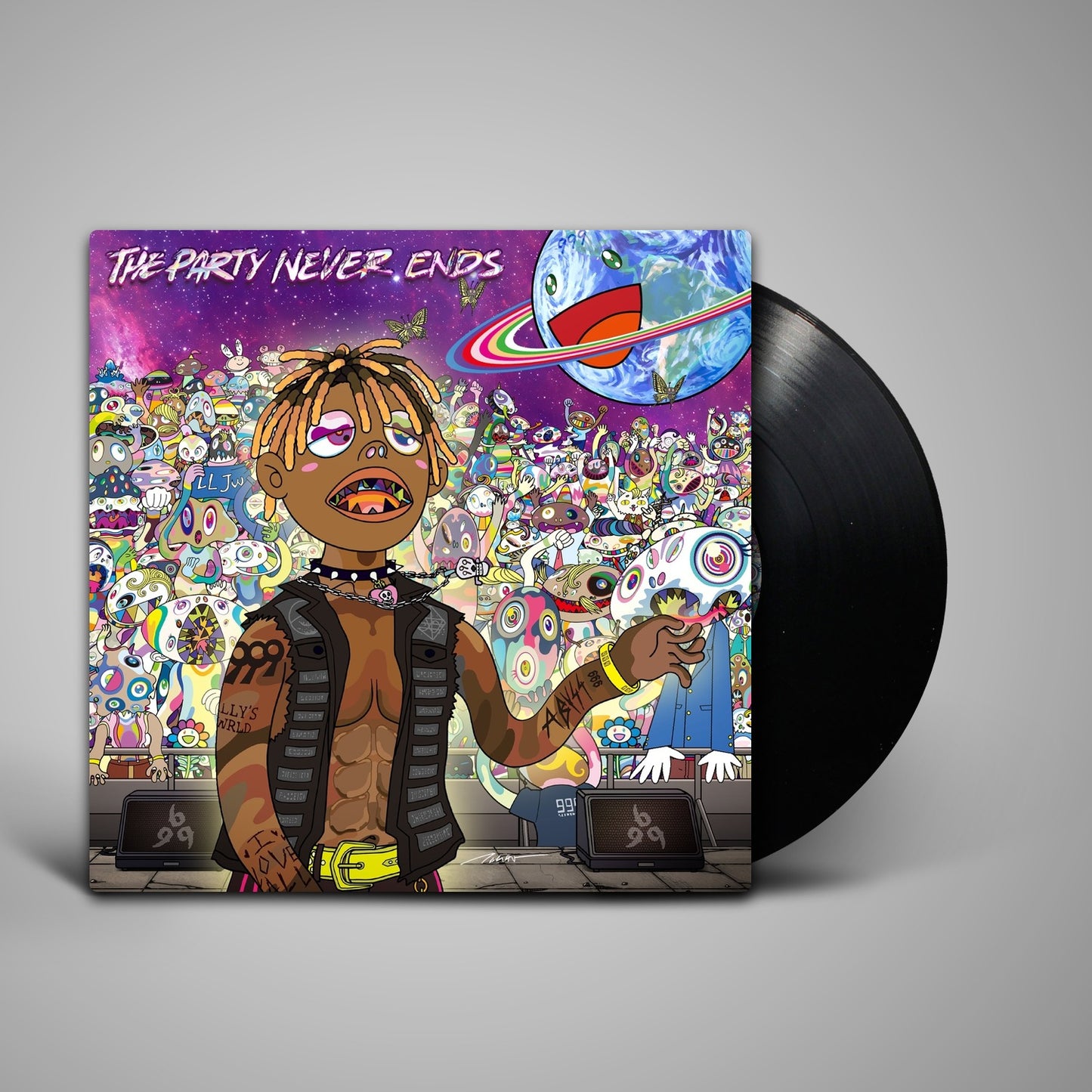 Juice WRLD - The Party Never Ends (Indie Exclusive 2 Metallic Glacier) (LP)