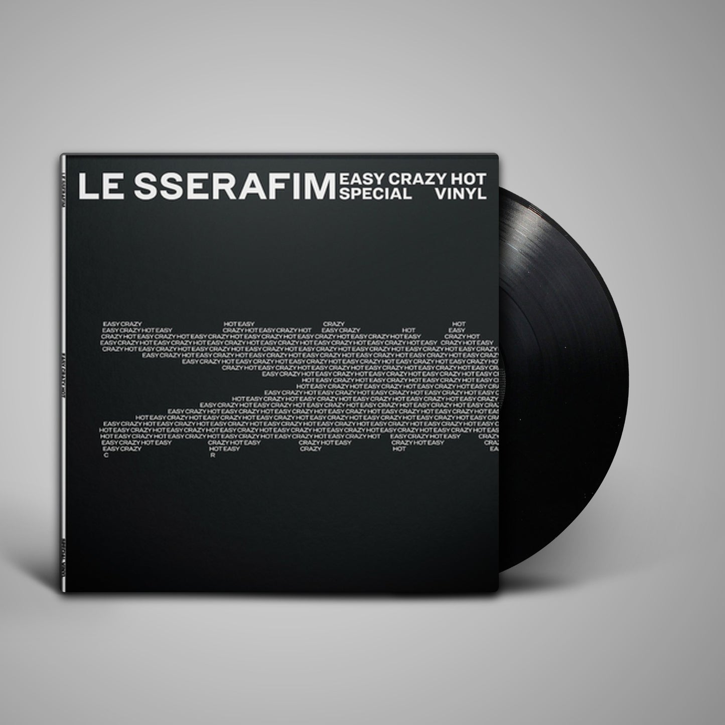 LE SSERAFIM - EASY-CRAZY-HOT (Special Vinyl, CARBON BLACK, Indie Exclusive) (LP)