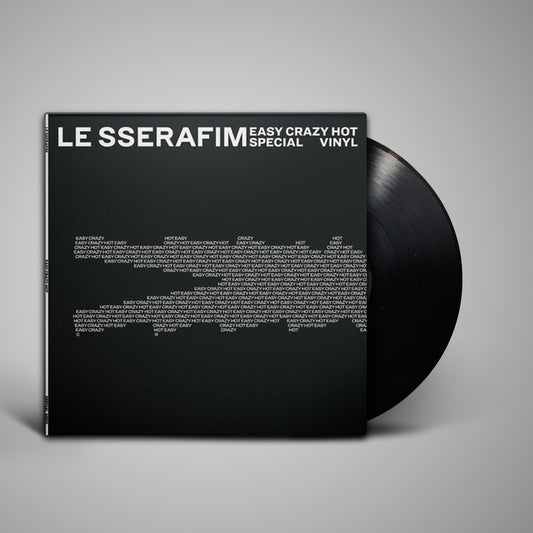 LE SSERAFIM - EASY-CRAZY-HOT (Special Vinyl, CARBON BLACK, Indie Exclusive) (LP)