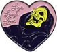 "Live Laugh Love" - Skeleton In Purple Robe - Enamel Pin
