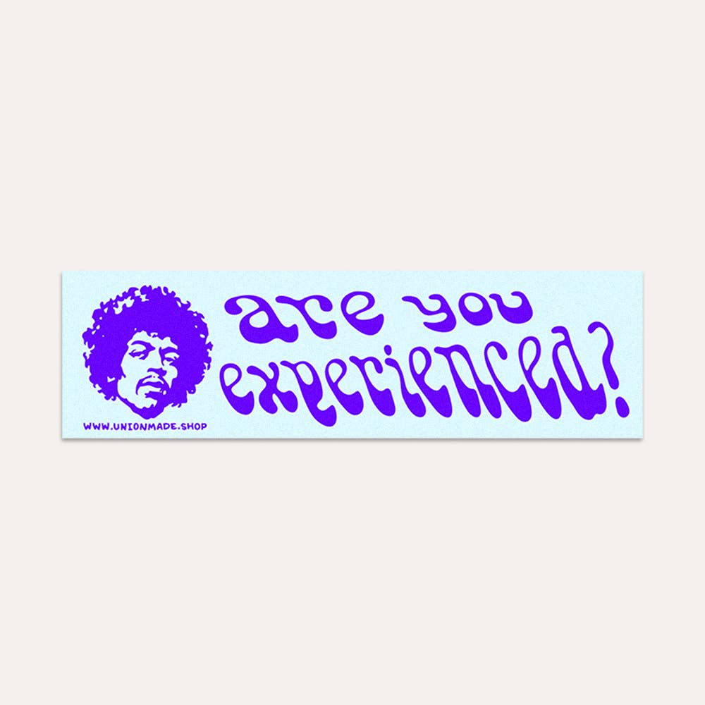 Bumper Sticker - Are You Experienced? Jimi Hendrix