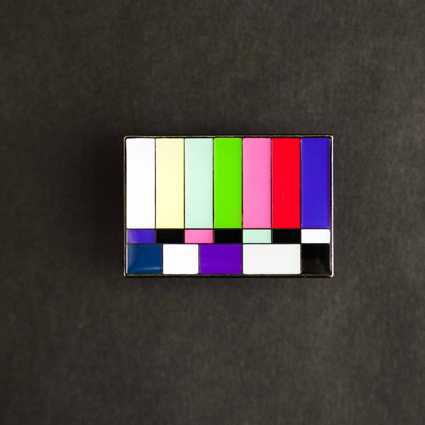 Color Bars and Tone Enamel Pin