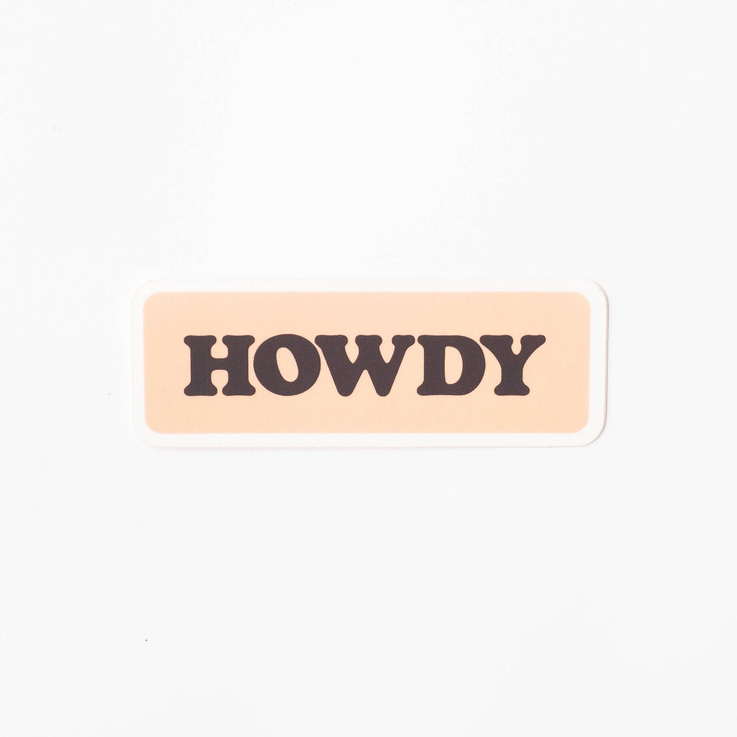 Howdy Vinyl Sticker Three-Pack - Cowgirl Theme