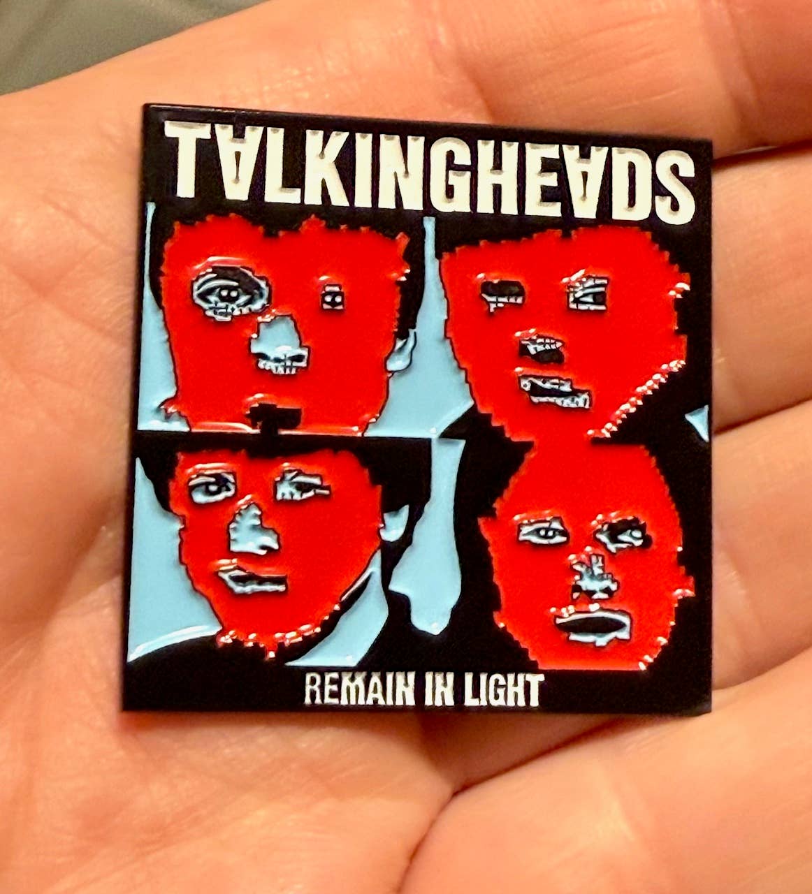 Talking Heads Remain In Light - Enamel Pin