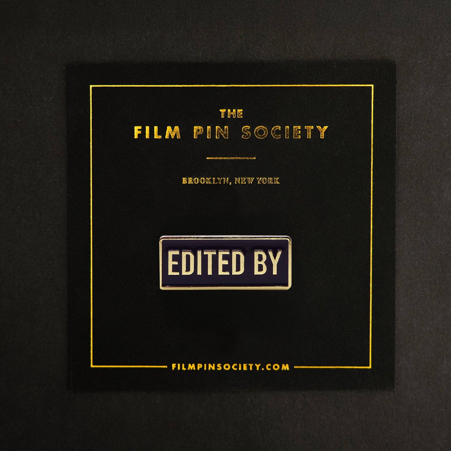 Edited by Credit Enamel Pin
