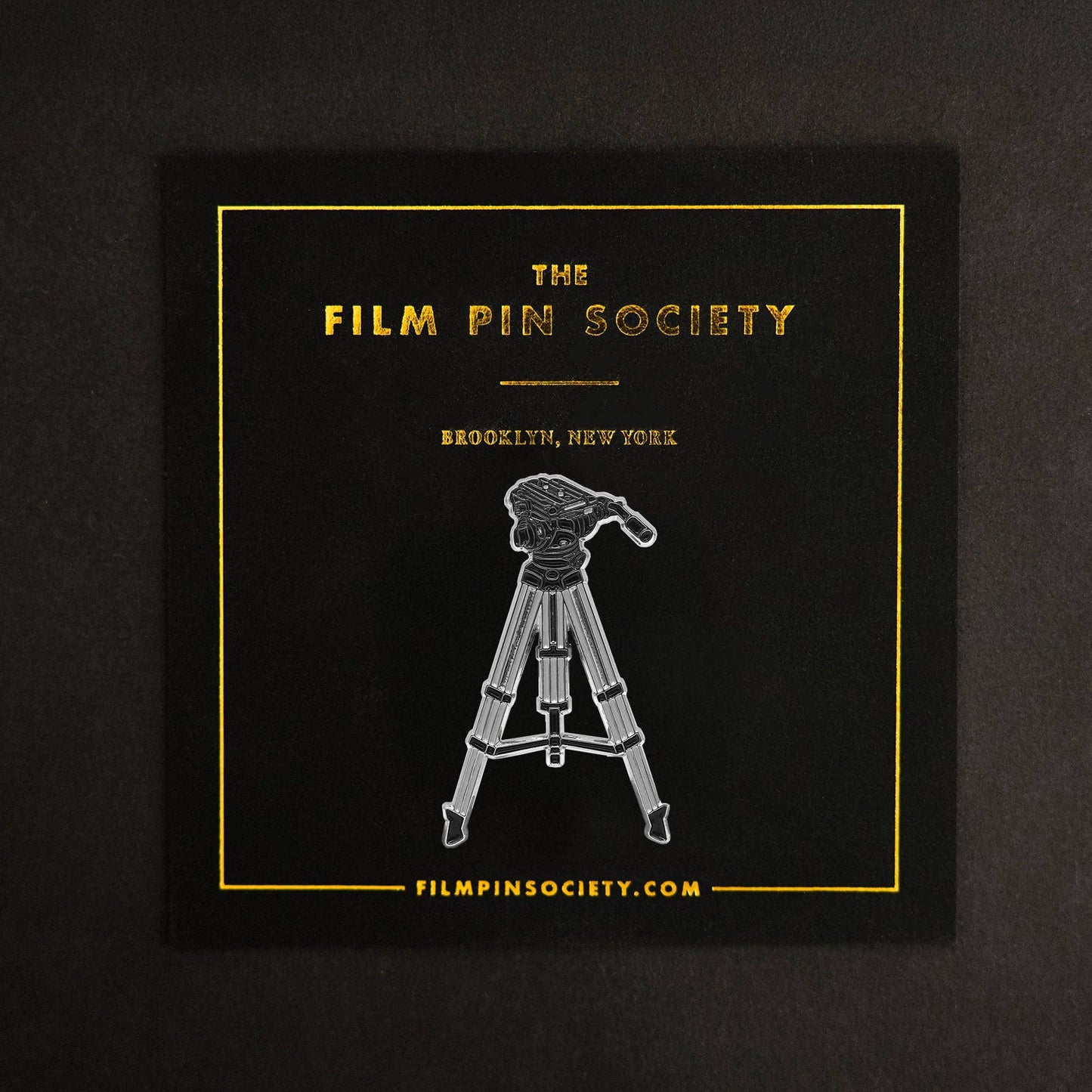 Tripod Enamel Pin