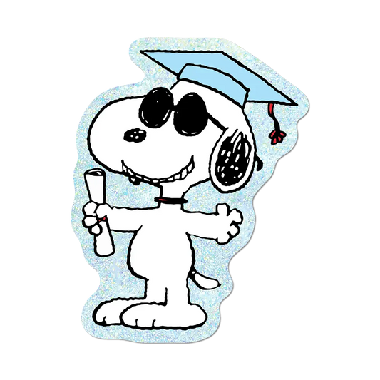 Snoopy's Graduation By Peanuts - Die-Cut Sticker