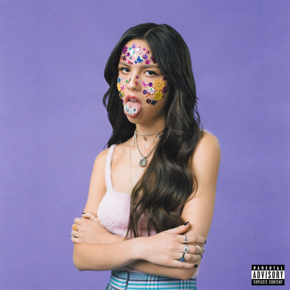 the album cover for Olivia Rodrigo - SOUR