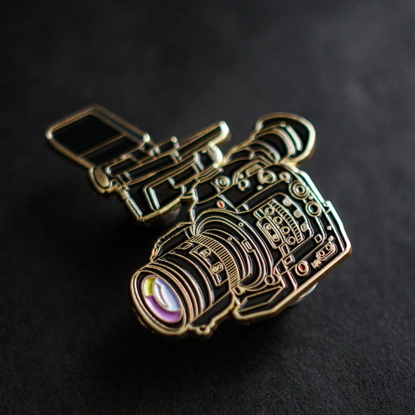 Documentary Camera Enamel Pin