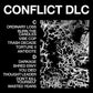 the album cover for Health - CONFLICT DLC [Indie Exclusive #2 White Vinyl with signed insert]