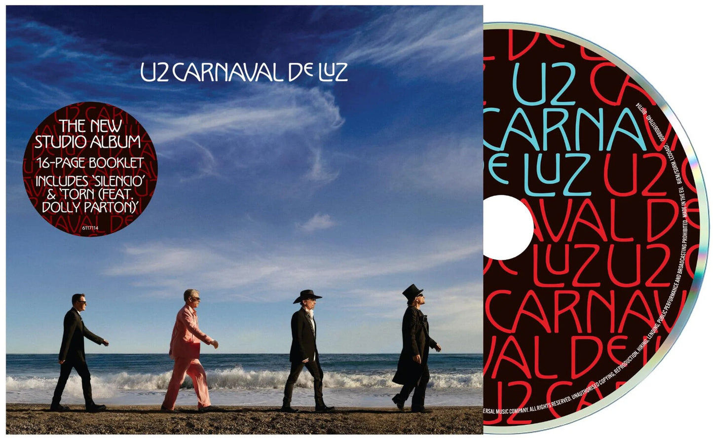 the album cover for U2 - Carnaval De Luz