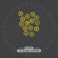 the album cover for Califone - Villager's Companion [Indie Exclusive Firework Shimmer LP]