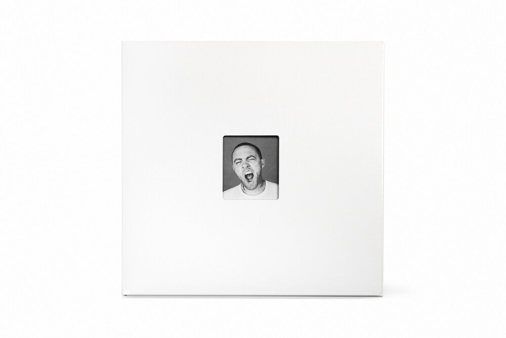 the album cover for Mac Miller - GO:OD AM (10th Anniversary) -  [Indie Exclusive Milky Clear (Disc 1 & 2) and Yellow (Disc 3) LP]