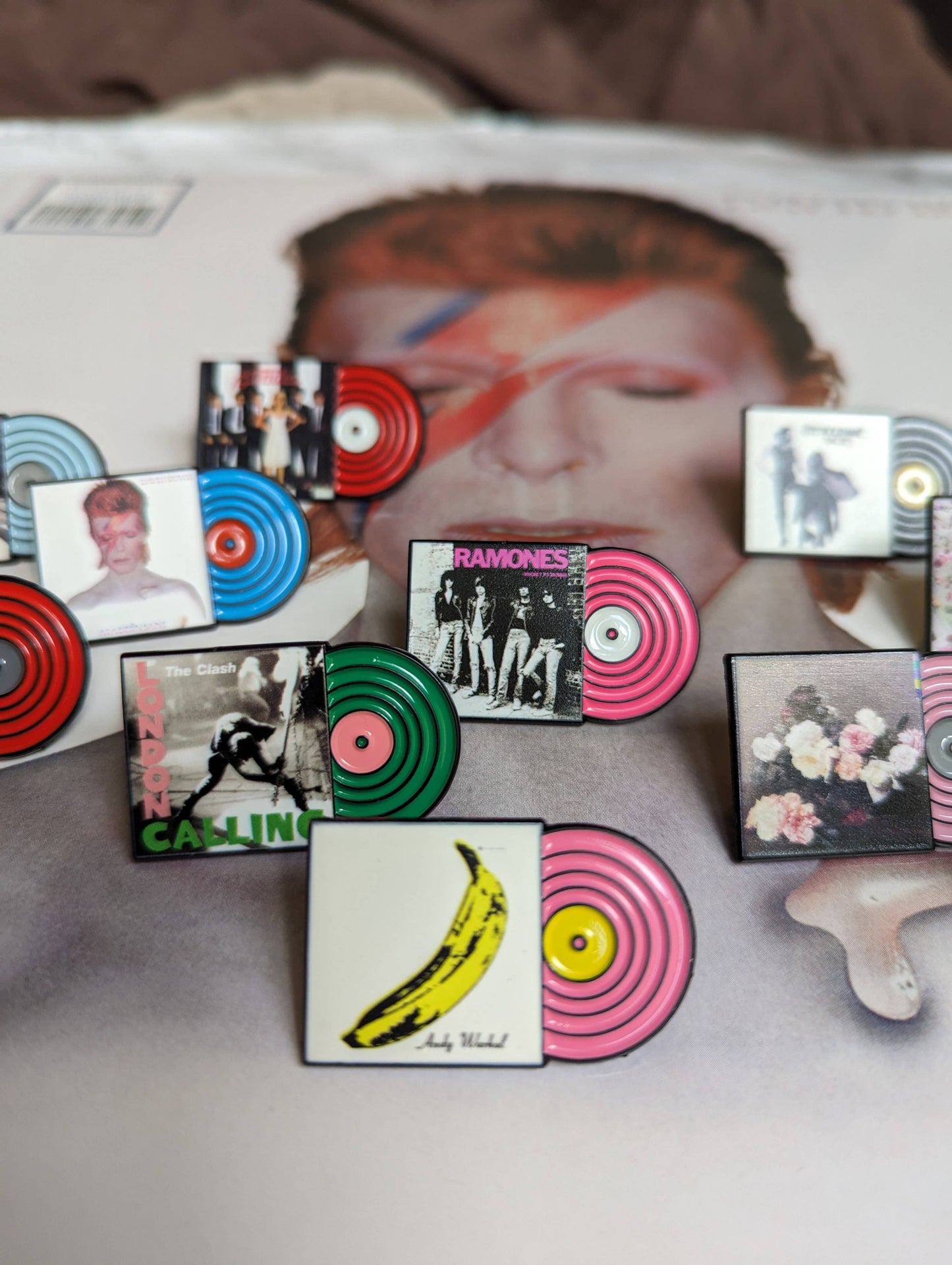 The Clash Album Cover Punk Rock Record  Enamel Pin