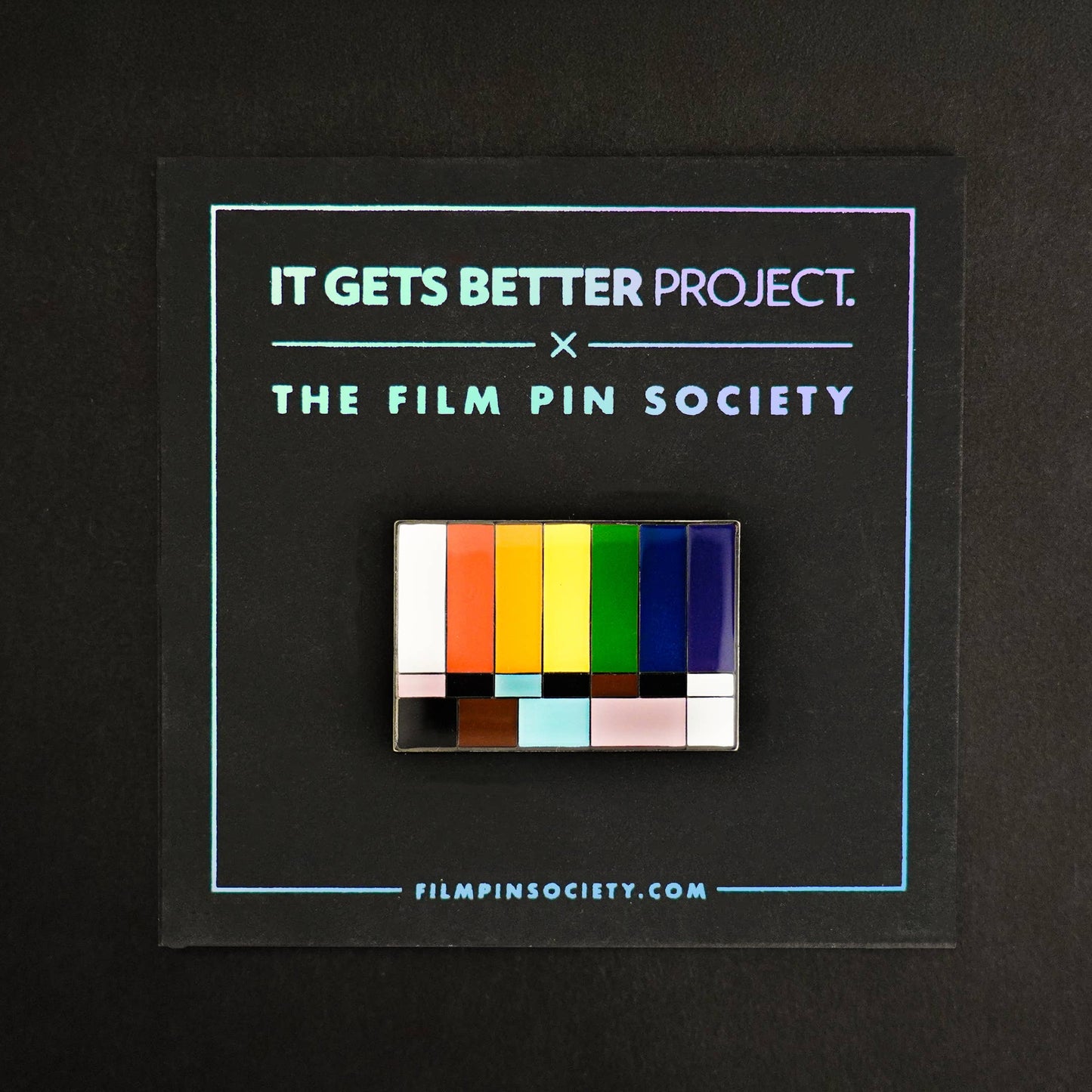 Color Bars and Tone LGBTQ+ Pride Pin