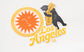Los Angeles, California Vinyl Sticker Three-Pack
