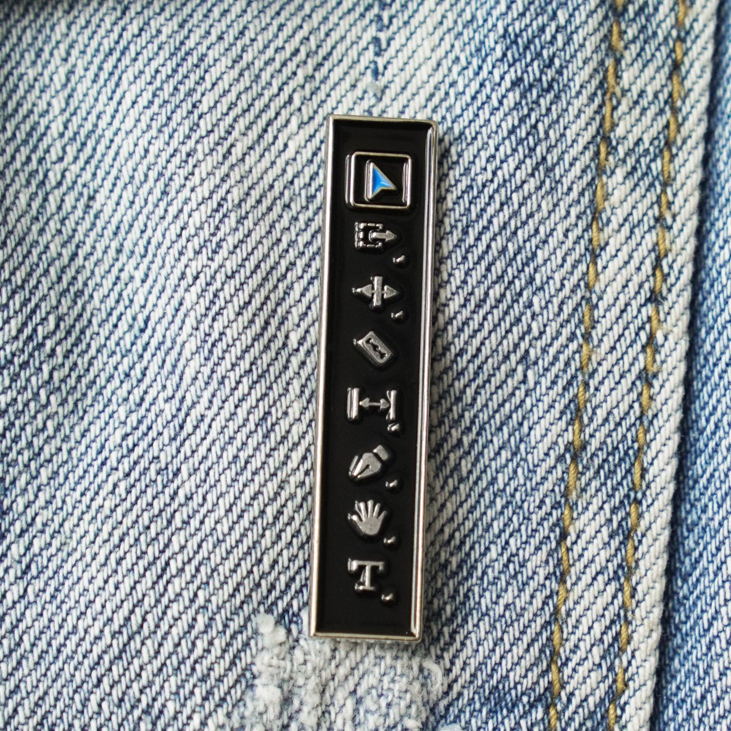 Video Editor's Toolbar Enamel Pin