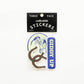 Giddy Up Vinyl Sticker Three-Pack - Cowgirl Theme
