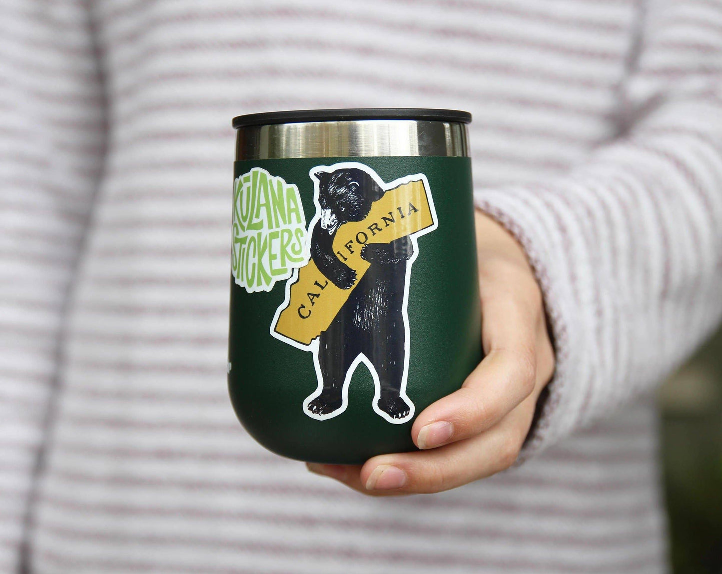 I Love California Bear Vinyl Sticker