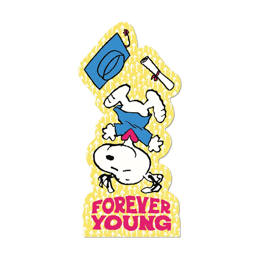 Forever Young By Peanuts - Die-Cut Sticker