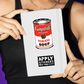 Large Campbell’s Soup Can by Andy Warhol - Die-Cut Sticker