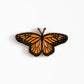 Monarch Butterfly Enamel Pin - Metallic Gold