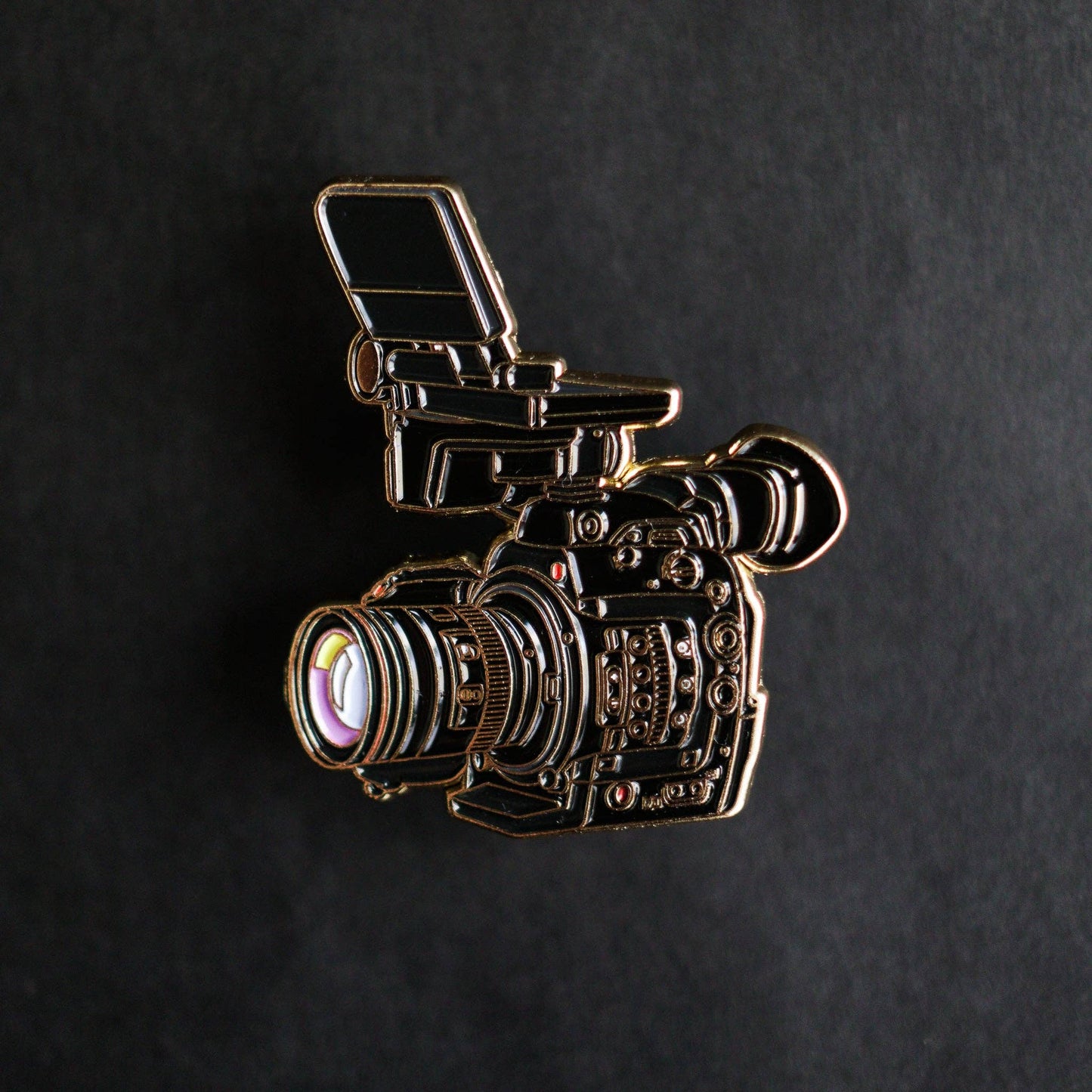 Documentary Camera Enamel Pin