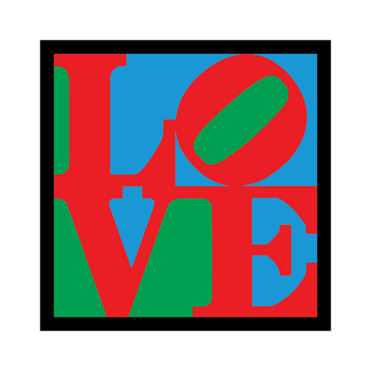 LOVE By Robert Indiana - Die-Cut Sticker (Valentines)