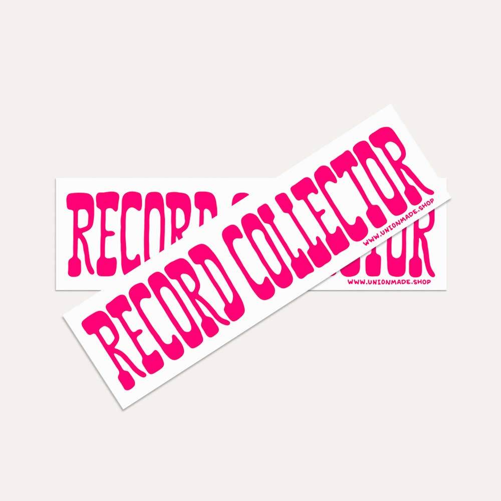 Bumper Sticker - Record Collector