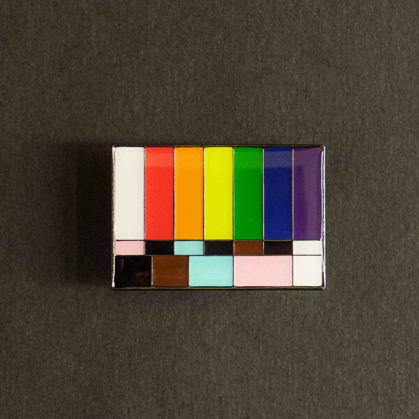 Color Bars and Tone LGBTQ+ Pride Pin