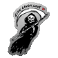 Live Laugh Love Reaper - Die-Cut Sticker